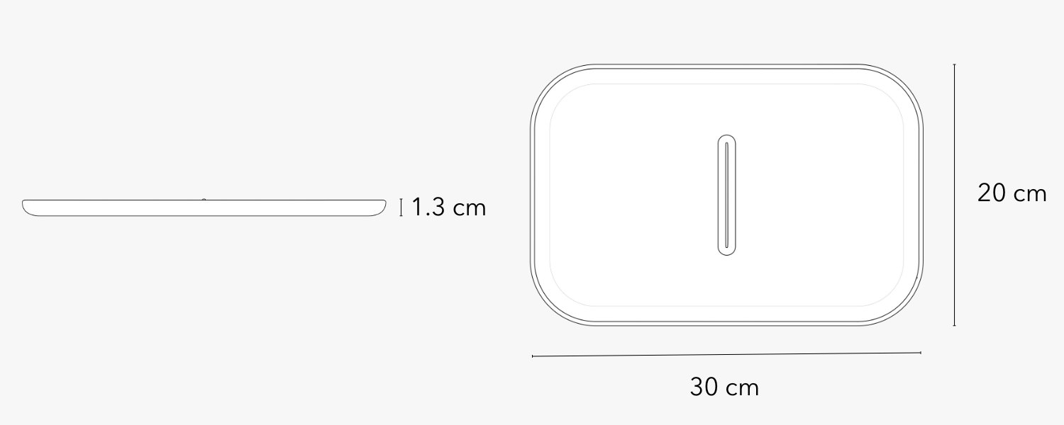 catch all tray dimension wooden