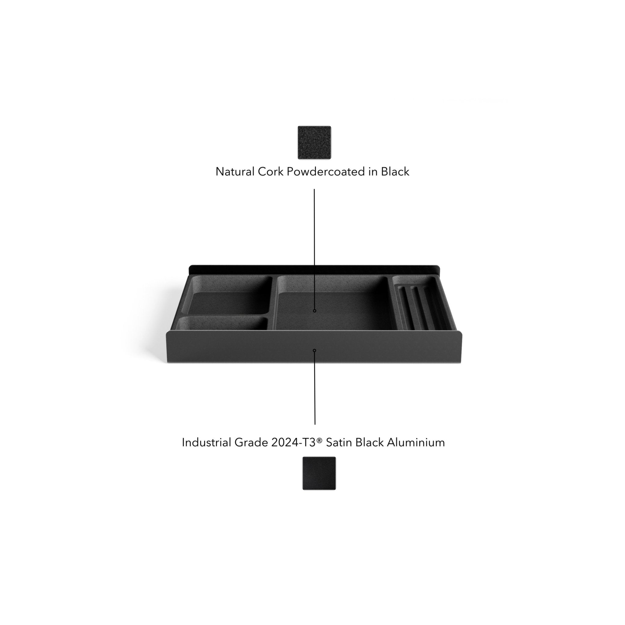 Desk Tray Drawer | Black [ Pre-Order ] - Raico Store