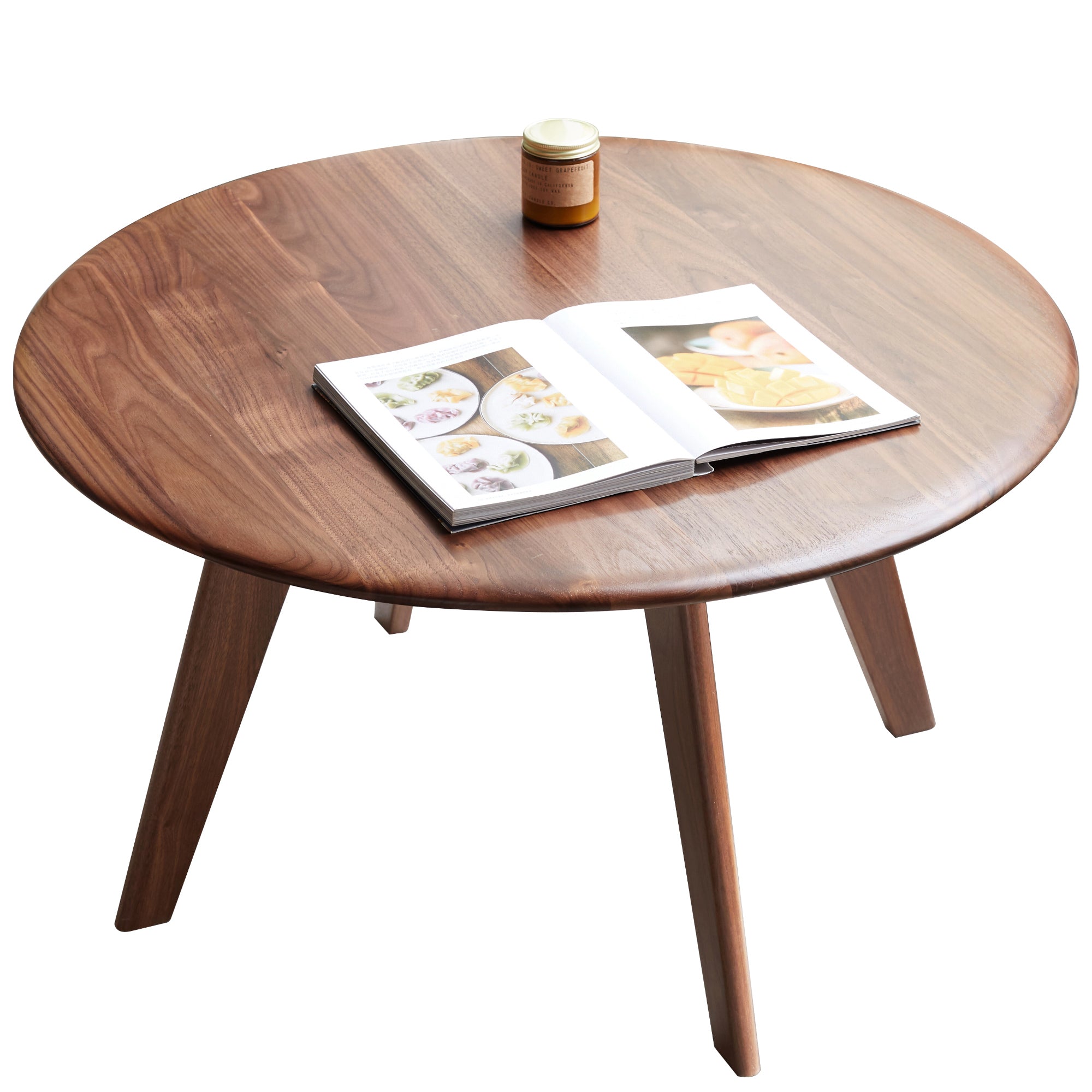 Japandi Solid Walnut Coffee Table - Raico Store